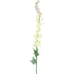 Nova nature Giant Delphinium spray Linus cream/pink 137 cm kunstbloem - 
