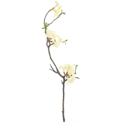 Nova nature Weigelia flower branch cream 110 cm kunstbloem - 