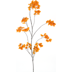 Nova nature Bougainvillea branch Ibiza orange 175 cm kunstbloem - 