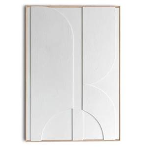 Reinders  Mars White - Relief Art Schilderij 70x100cm Hout