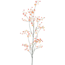 Nova nature Mini daisy branch peach red 172 cm kunstbloem - 