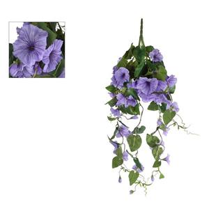 Nova nature Hanging petunia bush lavender 79 cm kunstbloem - 