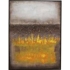 Kare Design Kare Schilderij Vista Yellow 90x120cm