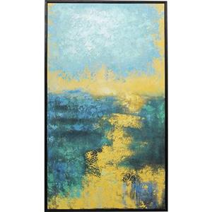 Kare Design Kare Canvas Jardin Blue 125x215cm