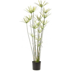 Emerald Cyperus 120 cm green kunstbloem zijde nepbloem - 