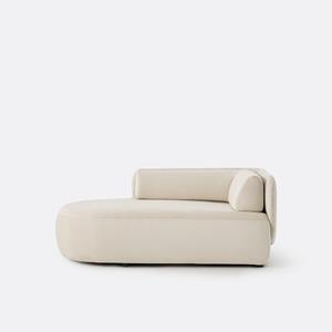 LA REDOUTE INTERIEURS Longchair links, fluweel, Méridiano