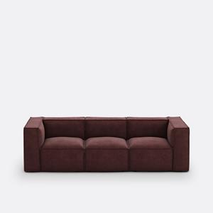 LA REDOUTE INTERIEURS Modulaire zetel, 3-zit, getextureerde stof, Seven