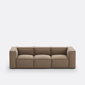 LA REDOUTE INTERIEURS Modulaire zetel, 3-zit, getextureerde stof, Seven