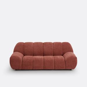 LA REDOUTE INTERIEURS Bank in fluweel, 3-zit, Nuria