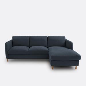LA REDOUTE INTERIEURS Hoekbank katoen/polyester, Loméo