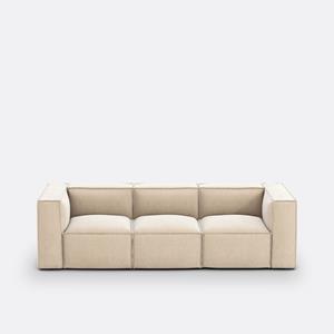 LA REDOUTE INTERIEURS Modulaire zetel, 3-zit, vintage ribfluweel Seven