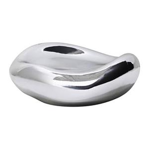HKLIVING Gleam Glass Schaaltje - Chrome