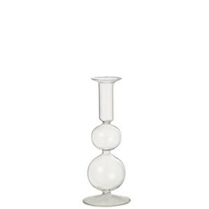 J-Line kaarshouder Ballen - glas - transparant - large