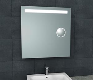 Sanifun One-Led spiegel Barbara 80 x 80 + scheerspiegel.