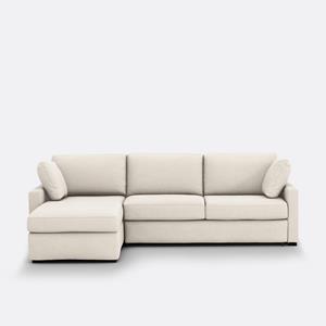 LA REDOUTE INTERIEURS Hoekbank-bed in mêlee polyester, bultex, Timor