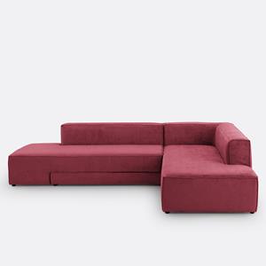 LA REDOUTE INTERIEURS Omvormbare hoekbank in getextureerd fluweel, Ginosa