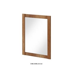 Sanifun spiegel Classic Oak 80 x 80.
