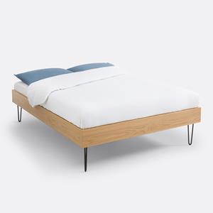 LA REDOUTE INTERIEURS Bed in fineereik met lattenbodem, Cleon