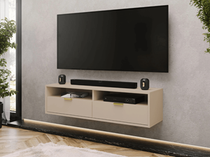 Mobistoxx Tv-meubel KIRITSAS 2 deuren 140 cm kasjmier