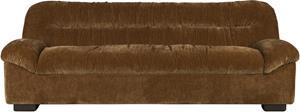 Dutchbone Douglas 3-zitsbank Velours Cognac Bruin