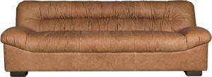 Dutchbone Douglas 3-zitsbank Leer Cognac Bruin