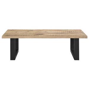 Leen Bakker Salontafel Trevor - bruin/zwart - 42x140x80 cm