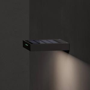 KLEWE LED wandlamp ALA WALL, antraciet, aluminium, IP65