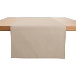 ERWIN M. Tafelloper Konstanz; 40x130 cm (BxL); taupe; rechthoekig
