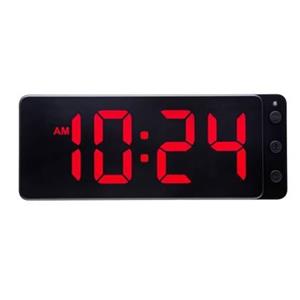 NeXtime  Tafel|Wandklok 27.2x10.8x3cm - LED - Rood - ABS - 