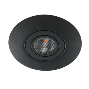 Letsleds LED spot XXL kantelbaar 5Watt rond ZWART IP65 dimbaar