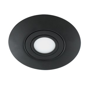 Letsleds LED spot XXL kantelbaar 5Watt rond ZWART IP65 dimbaar
