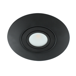 Letsleds LED spot XXL kantelbaar 5Watt rond ZWART IP65 dimbaar