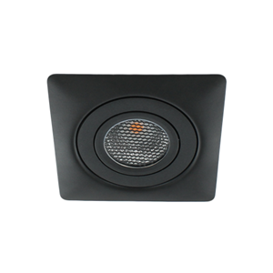 Letsleds LED spot XL kantelbaar 5Watt vierkant ZWART IP65 dimbaar