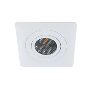 Letsleds LED spot XL kantelbaar 5Watt vierkant WIT IP65 dimbaar