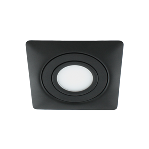 Letsleds LED spot XL kantelbaar 5Watt vierkant ZWART IP65 dimbaar