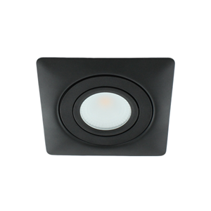 Letsleds LED spot XL kantelbaar 5Watt vierkant ZWART IP65 dimbaar