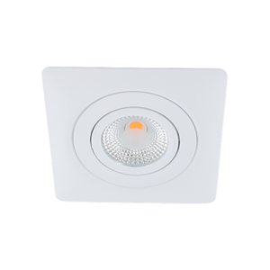 Letsleds LED spot XL kantelbaar 5Watt vierkant WIT IP65 dimbaar