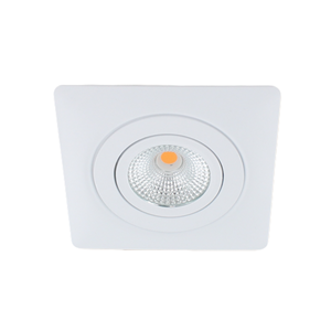 Letsleds LED spot XL kantelbaar 5Watt vierkant WIT IP65 dimbaar