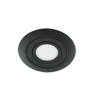 Letsleds LED spot XL kantelbaar 5Watt rond ZWART IP65 dimbaar