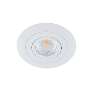 Letsleds LED spot XL kantelbaar 5Watt rond WIT IP65 dimbaar