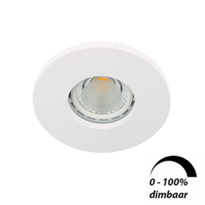 Letsleds Camilla LED spot GU10 6Watt rond WIT IP65 dimbaar