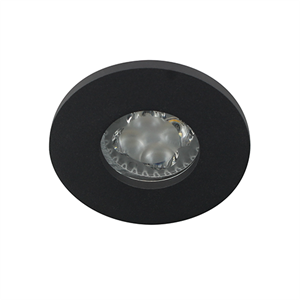 Letsleds Camilla LED spot GU10 4Watt rond ZWART IP65 dimbaar