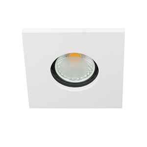 Letsleds Camilla LED spot GU10 COB 3Watt vierkant WIT IP65 dimbaar