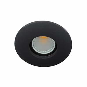 Letsleds LED spot Calisto GU10 COB 3Watt rond ZWART IP65 dimbaar