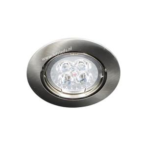 Letsleds LED spot kantelbaar MR16 4Watt rond dimbaar (12Volt)