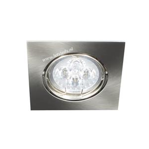 Letsleds LED spot kantelbaar MR16 4Watt vierkant dimbaar (12Volt)