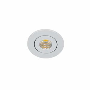 Letsleds Libra LED mini spot kantelbaar 3Watt rond WIT dimbaar