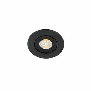 Letsleds Libra LED mini spot kantelbaar 3Watt rond ZWART dimbaar