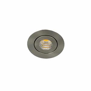Letsleds Libra LED mini spot kantelbaar 3Watt rond NIKKEL dimbaar