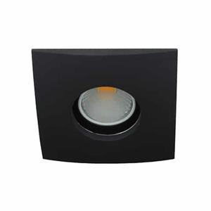 Letsleds LED spot Calisto MR16 COB 3Watt vierkant ZWART IP65 dimbaar (12volt)